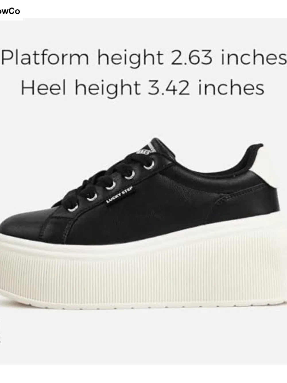 Platform Wedge Canvas Sneakers Lace Up Comfort Walking Casual